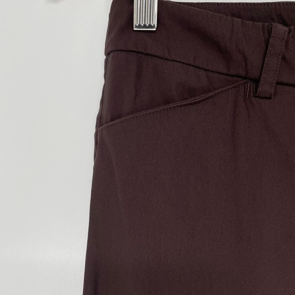 Nanette‎ Lepore Womens Brown Straight Leg Mid-Rise Officecore Dress Pants 4 - Picture 7 of 10
